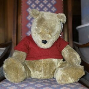 FAO Schwarz Winnie The Pooh Teddy Bear with Red Sweater